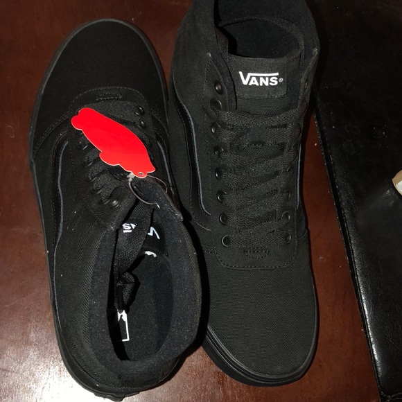 vans ward hi black